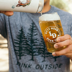 Drink Outside // Vintage Gray T-Shirt
