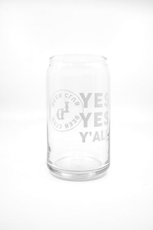 Beer Can Glass - Lazy Dog Memberships